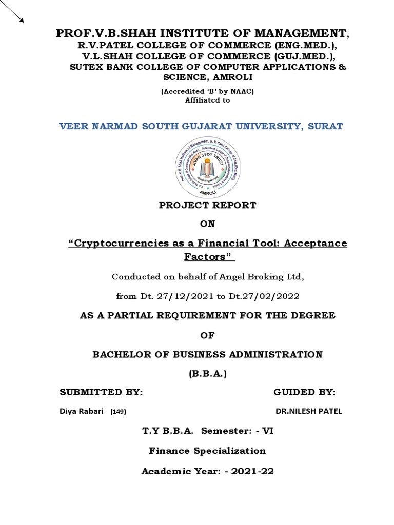 149 Diya Rabari WTR Word | PDF | Cryptocurrency | Public Key Cryptography