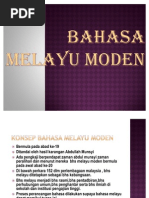 Bahasa Melayu Moden