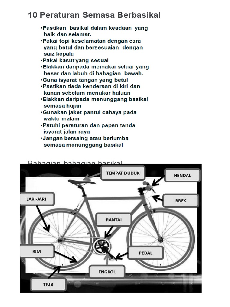 Peraturan Berbasikal | PDF