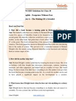 NCERT Solutions For The Making of A Scientist - Class 10 English Footprints Without Feet