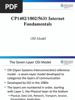 CP1402 Week 2 I OSI and Troubleshooting STUDENT