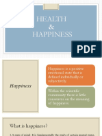 Happiness & Health