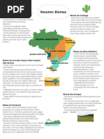 Mapa Mental dos Biomas Brasileiros | PDF | Florestas | Geociências