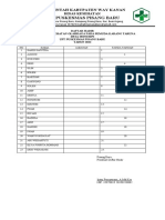 Daftar Hadir Kesjaor