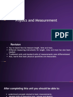 Physics and Measurement Lesson 1