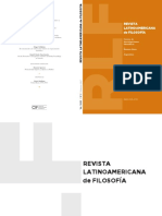 Revista Latinoamericana de Filosofia Vol XLIII Primavera 2017