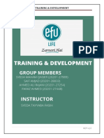 Training & Development: Maximizing Performance