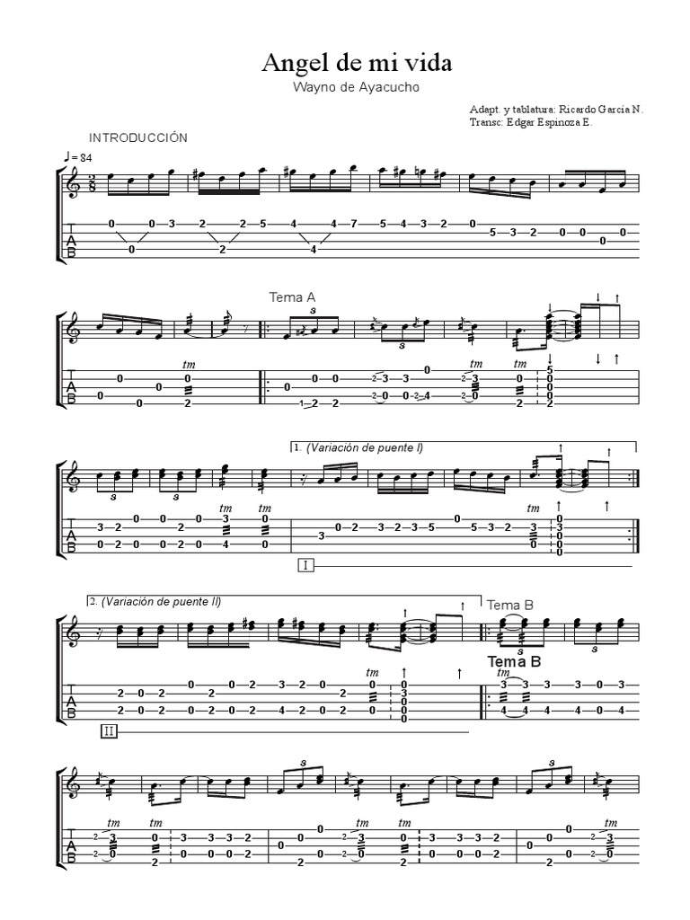 Partituras Y Tablaturas Para Charango Ricardo Garcia Pdf