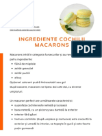 Ingrediente Cochilii Macarons