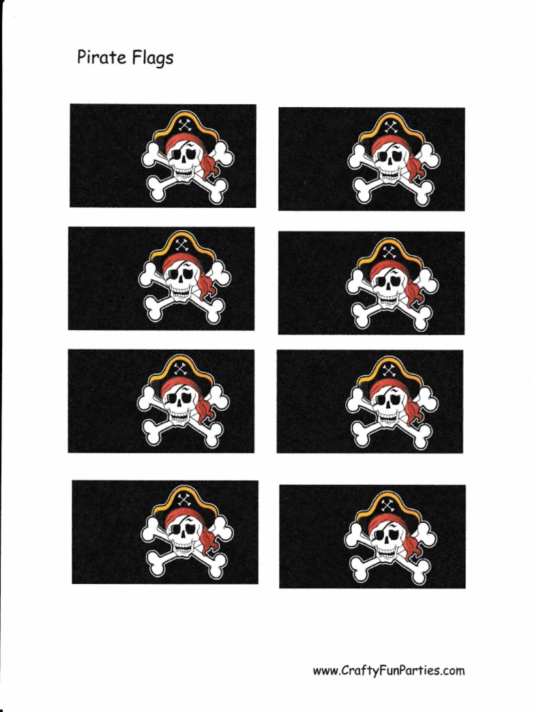 Pirate Flag Printable | PDF