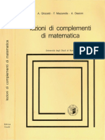 Lezioni Di Complementi Di Matematica (A. Ghizzetti, F. Mazzarella, A. Ossicini)