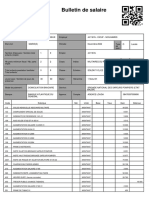 Bulletin de Salaire: Ministère Des Finances Et Du Budget