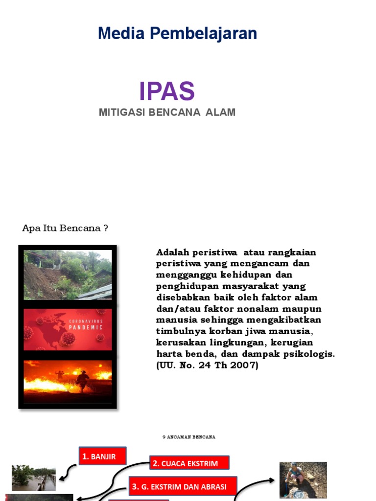 Mitigasi Bencana Alam di Indonesia | PDF | Sains & Matematika