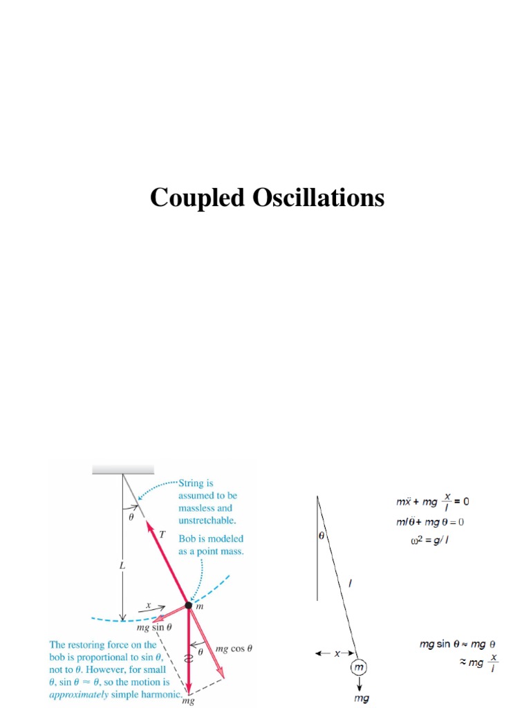 Chapter 4 Lectures PDF Normal Mode Oscillation
