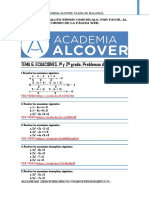 Tema 6.ecuaciones Primes y Segundo Grado - Problemas de Planteo