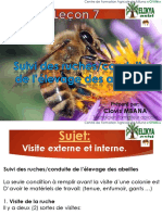 Conduite de L'élevage Des Abeilles en Diapo