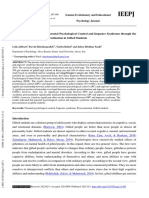 The Relationship between Parental Psychological Control and Imposter Syndrome in Gifted Students