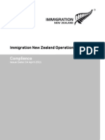 Compliance Manual NZ Immigration
