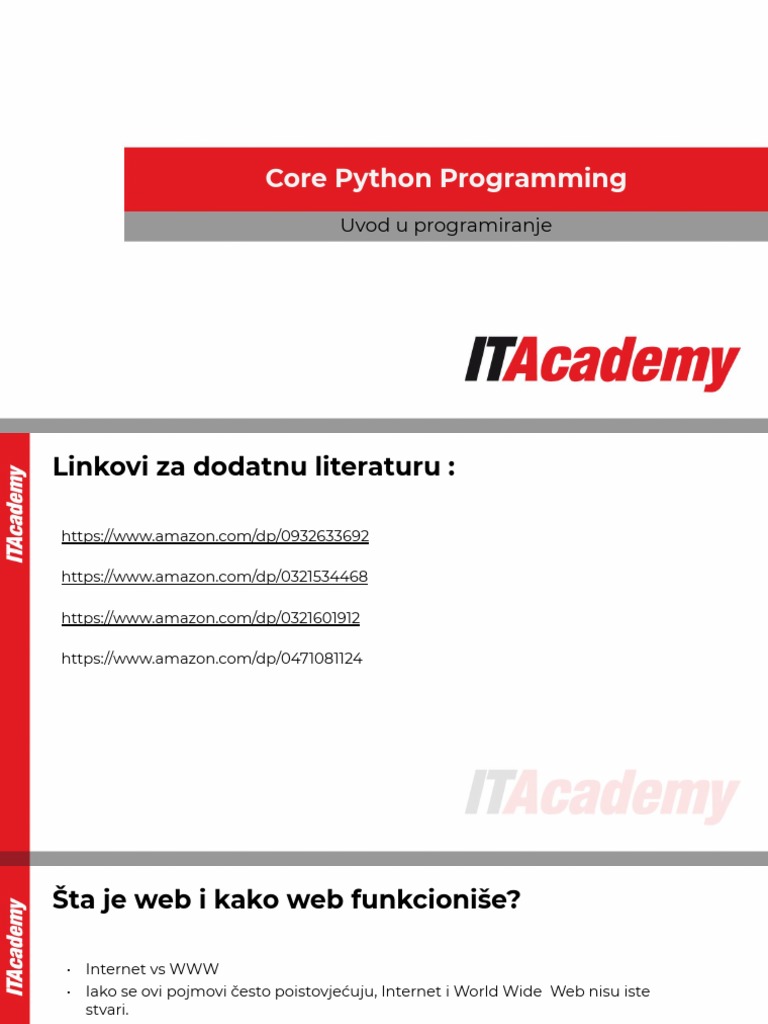 Core Python Programming-1 | PDF