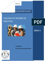 Esquema de Informe de Practicas