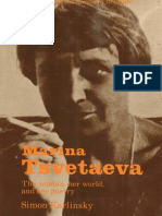 Marina Tsvetaeva The Woman, Her World and Her Poetry by Simon Karlinsky