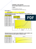 Presiones Basicas de Viento