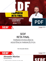 Sedf - Farmacovigilância