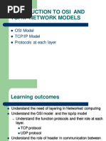 Introduction To Osi and Tcp/Ip Network Models