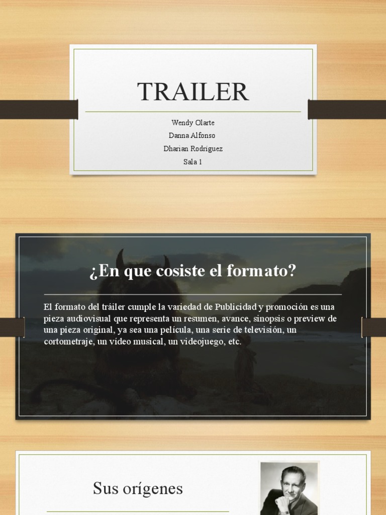 Historia y características del tráiler | PDF | Arte | Estilo de vida