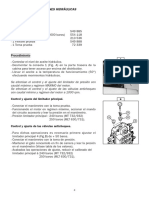 Control presiones hidráulicas circuitos principales LSU