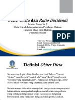 Materi Sesi-7 Obiter Dicta Dan Ratio Decidendi