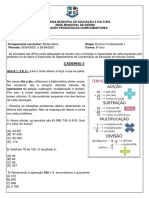 APCs - Matemática - 5° Ano