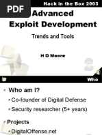 Advanced Exploit Development