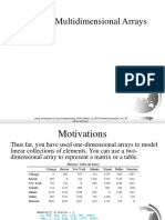 Java Chapter on Multidimensional Arrays