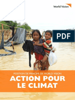 World Vision Policy Position - Climate Action_French