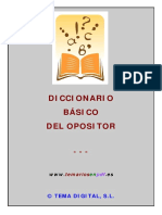 Diccionario Opositor