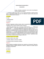 Curso Intensivo de Inducción P2 EVALUACIONES