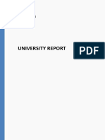 Free Simple University Report Template