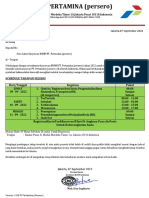 SURAT PANGGILAN TES PT. PERTAMINA (persero)  JAKARTA