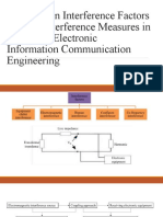 Research On Interference Factors and Antiinterference Measures in