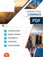 Examen Final de Caminos