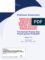 Bahasa Indonesia - IASC Interim Guidance On COVID-19 For Outbreak Readiness and Response Operations - Camps and Camp-Like Settings