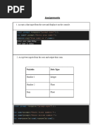 Domain Fundamentals Assignments