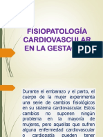 Fisiopatología cardiovascular en el embarazo y las cardiopatías