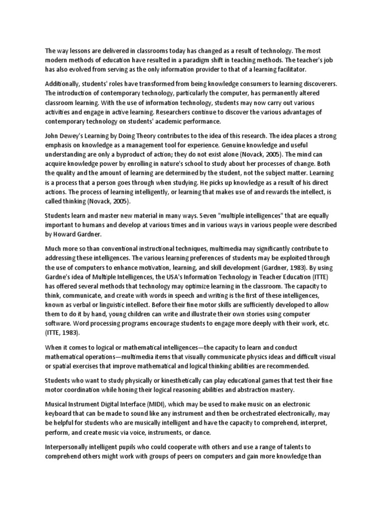 Theoretical Framework Download Free Pdf Learning Multimedia