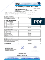 CERTIFICADO DE PRUEBA - Nro 0150222