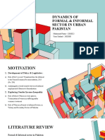 ECON 4416-Dynamics of Formal & Informal Sector in Urban
