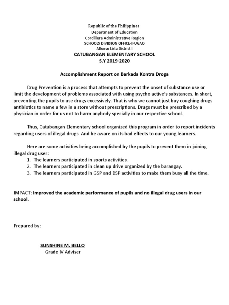 Barkada Kontra Droga | PDF