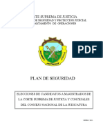 Plan Elecciones de Candidatos A Magistrados CSJ - 2015