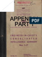 Appendix Part 1 - Engineer in Chief's Intelligence Summary Nos 1 - 17 (May 1944)